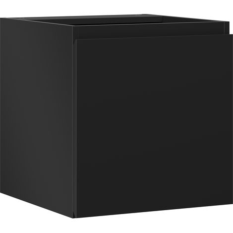 Mexen Orio Badezimmerschrank für Waschbecken 45 cm, 1 Tür, schwarz matt - 91A11-04547-1-BF71 (1/5)
