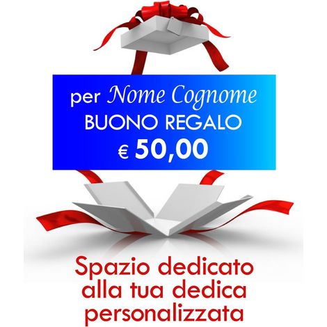 BUONO REGALO DA 50 euro. Niente più regali sbagliati