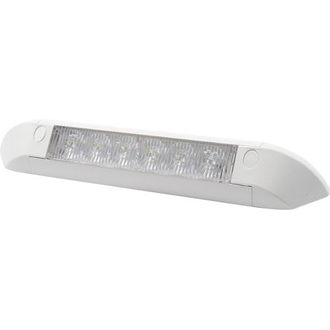 Projecteur LED pour auvent de camping-car, 12V, 1.6W, Base en aluminium, étanche, lumière de porche pour camions, caravane, camping-car, bateau, remorque, Marine (1/5)