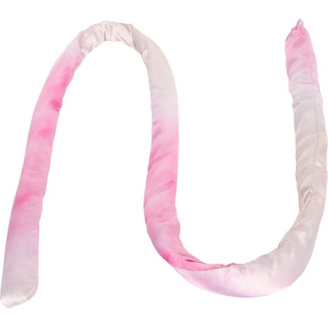 Attache-cheveux spirale en fil métallique flexible pour dreadlocks et cheveux épais, couleur rose imitation soie (1/5)
