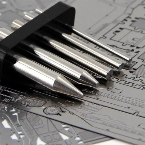 Outil De Plitage Pour Puzzle Métal 3D - Cylindre - Pour Modèles En Métal - Lot De 5 Pièces (1/4)