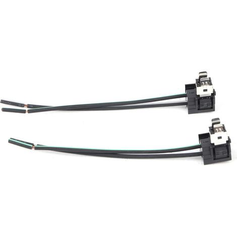 2 pièces phare lampe ampoule prise faisceau de cblage connecteur prise adaptateur ligne pour ampoule H1 (1/5)