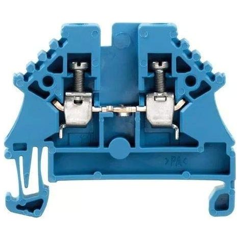 Connettore passante a 2 fili per barra collettiva, 2,5 mm² blu ATEX WDU 2.5N BL 1023780000