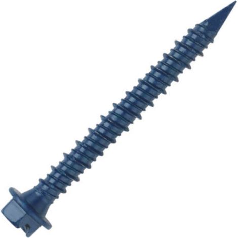 Vis béton Tête hexagonale TH Fendue 6.5X45 Blue Ruspert