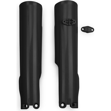 Cubiertas de amortiguadores delanteros UFO para GAS GAS MC 125 / 250 '24, MC-F / EC / EX / EC-F / EX-F 250 / 300 / 350 / 450 / 500 '24, color negro.