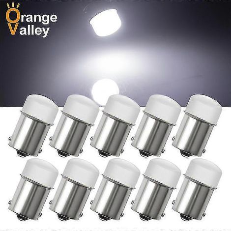 10er-Pack P21W LED-Lampen, LED-Taschenlampe, Broop-Fassung, 5-W-Gleichstrom-LED-Autobeleuchtung, 24 V, weiß (1/5)