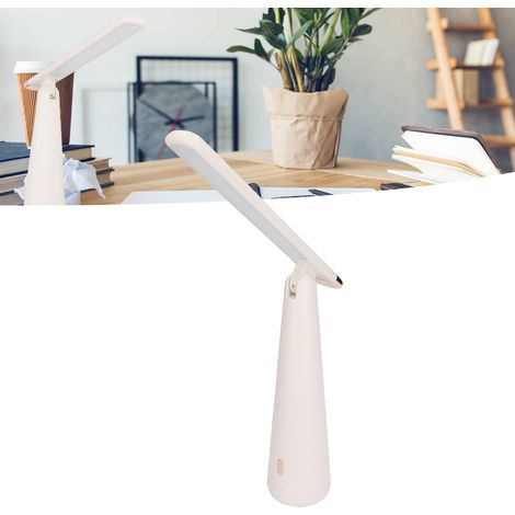 Kegelförmige, faltbare Schreibtischlampe mit Augenschutz, 24 LEDs, drei Farbtemperaturen, USB-Ladefunktion, stufenloser Touch-Dimmung, geeignet für Kinder, Schüler, Studentenwohnheime und zum Lesen am (1/5)