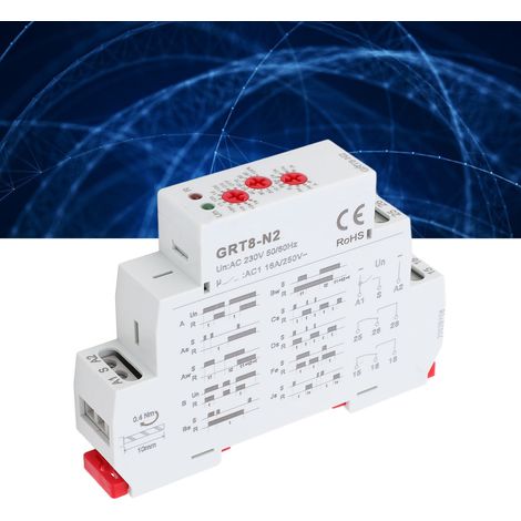 Relais temporisé multifonction étendu AC230V (1/5)