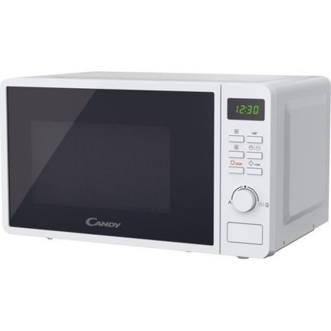 CMWA20SDLWLI Micro-ondes Mono CANDY Idea - 20L - MO : 700W - UI digitale - 5 niveaux de puissance - Blanc (1/5)