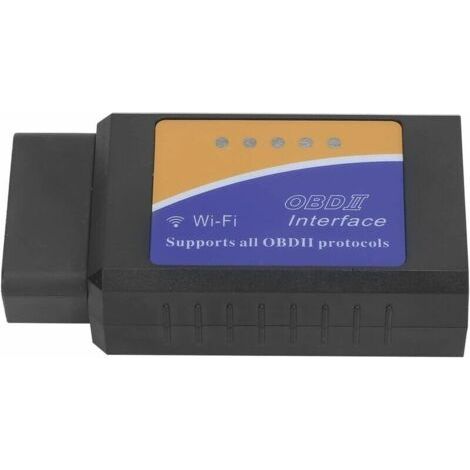 Scanner de voiture WIFI OBD2 ELM327 adaptateur de scanner outil de diagnostic professionnel de détecteur de défaut de voiture pour appareils iOS, Android et Windows, outil de lecteur de code (1/5)