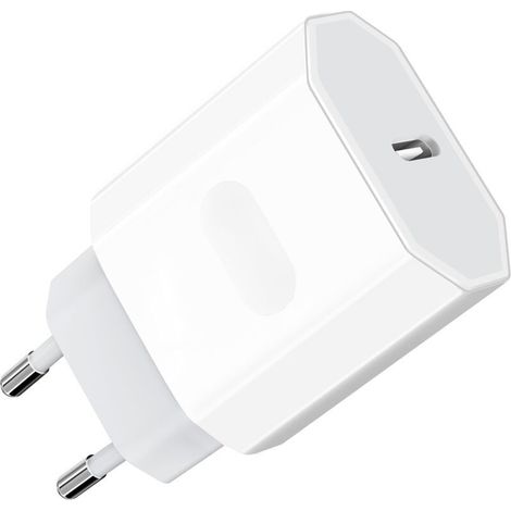 Chargeur Prise USB C, 25W Embout Chargeur Rapide for iPhone 16 15 14 13 12 11 8 Plus Pro Max X XS XR SE Mini Pad, Type C Secteur Alimentatio Mural Adaptateur Fast Charger Tete (1/5)