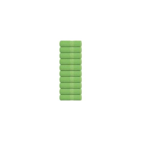 Servilletas de invitados FROGN, 10 unidades, verde manzana, 30x50 cm, 360 g/m² - Crezuo (1/4)
