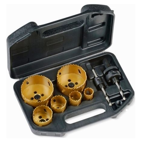 Frese/Seghe a tazza HSS Bi-Metal set 9 pezzi in valigetta