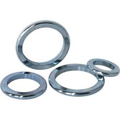 RONDELLA ALZAPORTE in ottone NICHELATA  Foro D.8 mm  Diametro esterno:13 mm