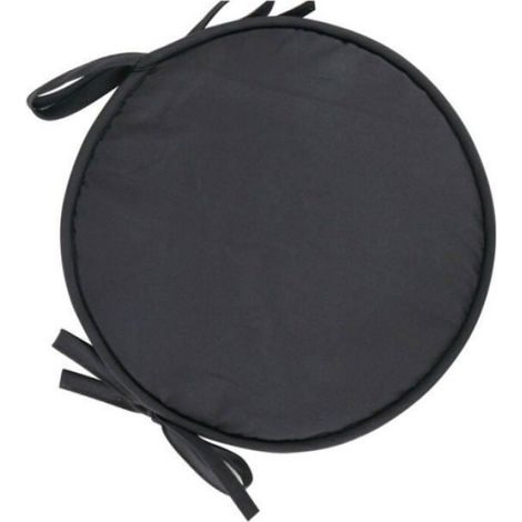 Coussin Assise Rond - 30 x 30 cm - Polyester Haute Qualité - Pour Chaise de Table à Manger Jardin Bureau Cuisine Intérieur Extérieur - Lot de 4 (1/4)