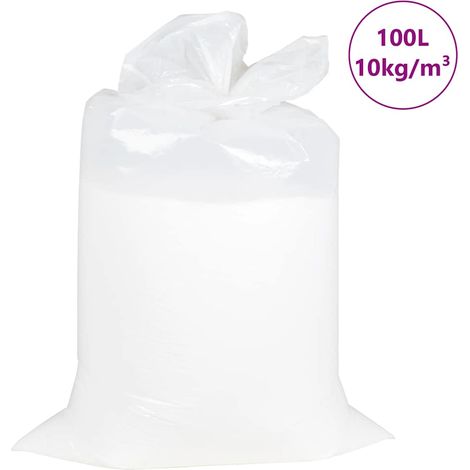Relleno para puf EPS 100 L blanca 10 kg/m³