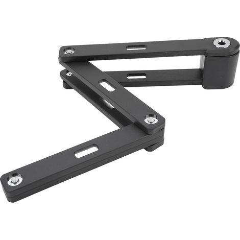 Cadenas pliable pour vélo et moto électrique, anti-vol, résistant à l'eau et à la rouille, noir (1/5)