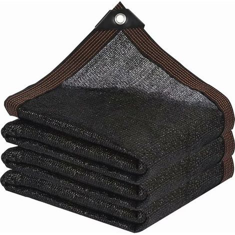 Filet D'Ombrage 8 Broches Ombrage 85% Renforce éPaissir Voile Ombrage. Serres Filet Coupe-Vent avec Oeillets.pour La Couverture VéGéTale/Serre/Jardin/Pergola(4x5m/13.12x16.4ft) (1/4)