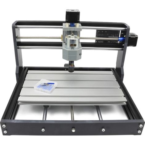 CNC-Graviermaschine, kompaktes Design, vielseitige Materialkompatibilität, Normaler Controller-a, Mit 20W Laser-b (1/2)