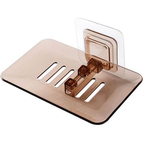 Boîte à savon, fournitures de salle de bain, assiette de rangement, étui Transparent, organisateur de conteneurs (1/5)