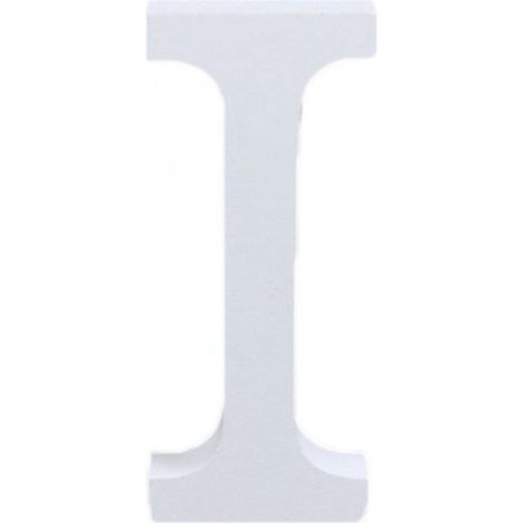 Lettre I En Bois Blanc 11cm Confetti Décoration Mariage Promesse