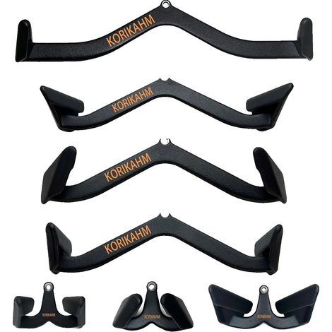 Barre de traction, design multi-prises, construction durable, NOIR-7PCS (1/2)