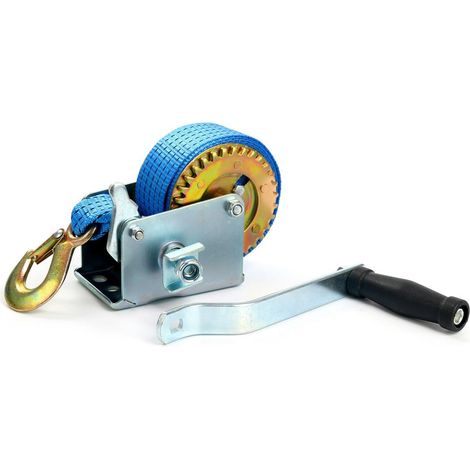 Treuil Manuel avec Bleu Polyester Cordon à Bergung Treuil Bateau Treuil (6m 600lbs) (1/5)