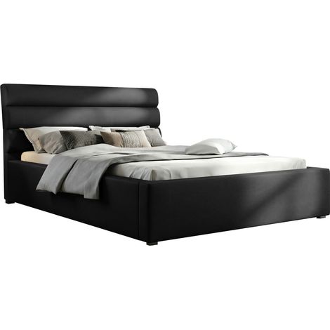 Lit Pomona 110, Victoria 14 869, Double, 200x200, Tissu, Disponible, 220x223x100cm (1/4)
