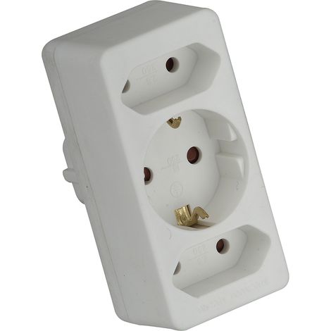 Adaptador 1x16A + 2x2,5A