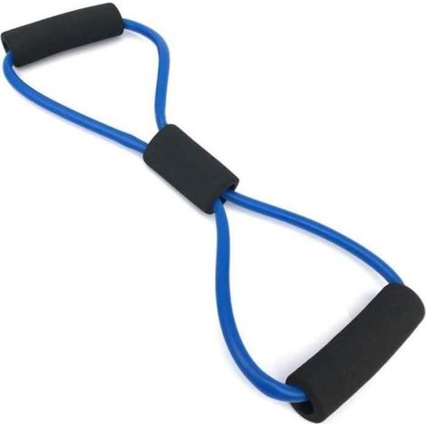Ensemble de fitness - - Rouleaux avec Tapis pour Genoux - 8 pièces - Corde à Sauter - Bandes de Résistance (1/4)