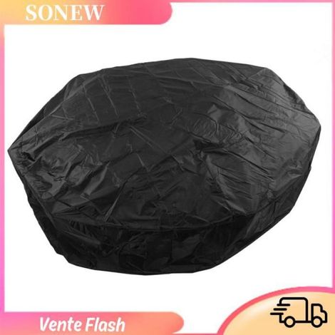 HURRISE Couvre-bain rond Couverture De Baignoire Extérieure Ronde étanche 215 70cm Gris piscine moteur 215x70cm 190x90cm Noir (1/5)