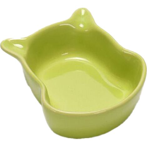 1 gamelle en céramique, anti-renversement, pour hamster et petits animaux, forme ourson, facile à nettoyer (1/5)