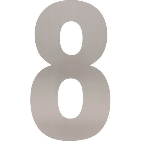 Maison numéro 8 XXL Numbra 50cm en acier inoxydable - 0035.402128