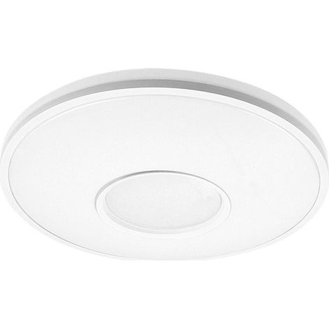 Plafonnier Perote 36 W 3000–6500 K blanc 3528 lm 39 x 39 x 7,5 cm, commande réglable