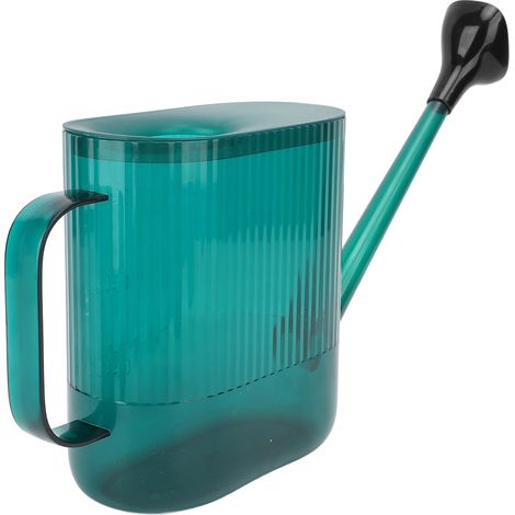 Regadera multifuncional verde para plantas de interior, de 1,8 l, fabricada en polipropileno (PP), con boquilla larga. (1/5)