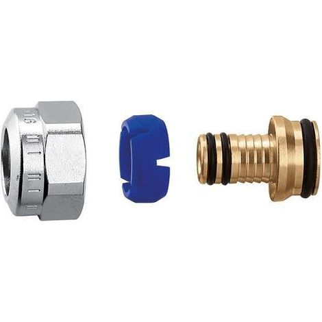 Fitting für Verbundrohre DARCAL Caleffi 6790-6791 Chrom - 23 p.1,5 - Ø 16x2