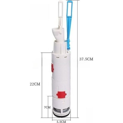 Vanne de Remplissage de Toilette Murale Dissimulée G3/8 Pouces pour Réservoirs WDI WH053 WH063 WH050D Pièces de Cuvette (1/5)