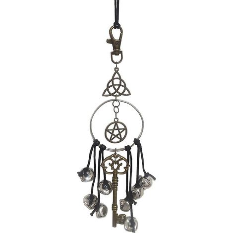 Carillons éoliens en rotin, carillons éoliens en cristal, pendentifs de poignée de porte protecteurs, décoration pour salon (1/5)