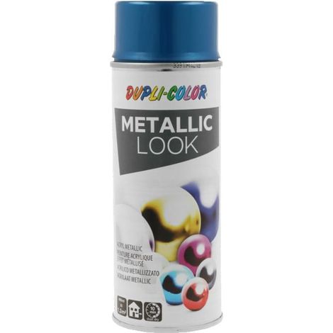 Bombe de peinture - Effet métallisé - Bleu - Tous supports - Dupli-color - 400ml