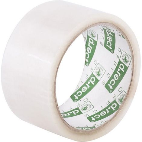 Nastro adesivo trasparente per imballaggio 48mmx50m (6 pezzi) D.rect