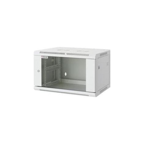 [GEBRAUCHT] B-Ware Intellinet 19" Network Cabinet - Wall Mount (Standard) 6U 450mm Deep Grey Assembled Max 60kg Suitable Also for Use on Desk or Floor Usable Depth 350mm (1/2)