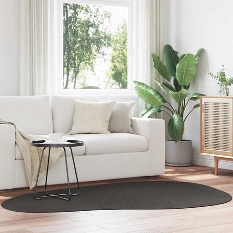 Bereichsteppiche HUARTE Anthrazit 140 x 200 cm Polyester