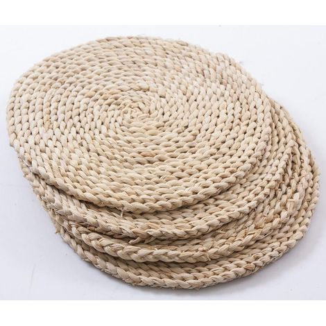 Dessous de plat en maïs naturel diam. 30 (lot de 3)