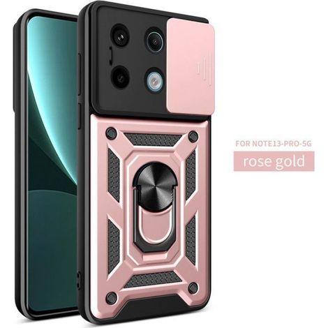 Coque Pour Xiaomi Redmi Note13 Pro 5G Caméra arrière de protection de précision Coque de protection pour suppOrt antichoc Or Rose (1/5)