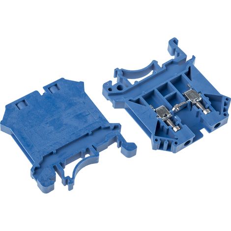 Bloc de jonction RS PRO, 2.5mm², A visser, Bleu ( Prix pour Paquet de 10 )