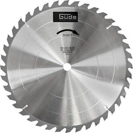 Güde - Disco da sega per legno HM, 500x30 mm 1818 (1/2)
