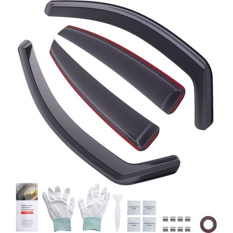 4pcs Window Deflectors for Audi A6 C7 Saloon 2011-2018 Acrylic Rain Guards (1/5)