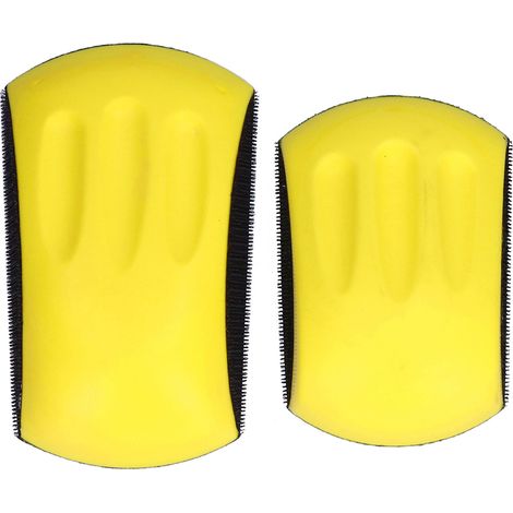 Disque de Ponçage 5in 6in Autoadhésif - Bloc de Ponçage Manuel Portable pour Bois et Polissage (1/5)