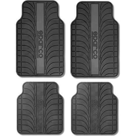 Gummi-Automatten Sparco - Grau - 4er Set (1/5)