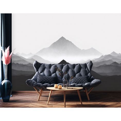 Fototapete Berge Natur Landschaft, für Wohnzimmer und Schlafzimmer, 150 x 105 cm – Komplettset inkl. Kleister & Anleitung (1/5)